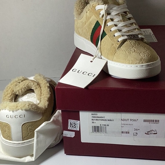 WOMEN'S GUCCI ACE SNEAKER - Picture 10 of 14